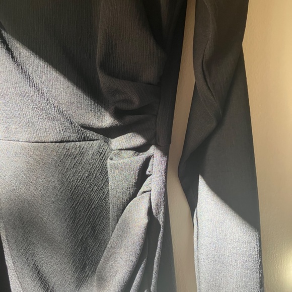 COPY - Black Midi Dress - Picture 3 of 6